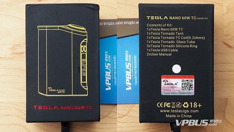 特斯拉TESLA NANO 60W 电子烟温控主机测评