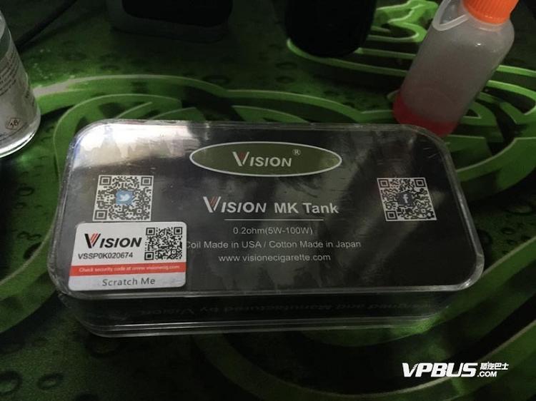 Vision MK Tank成品大烟雾雾化器评测